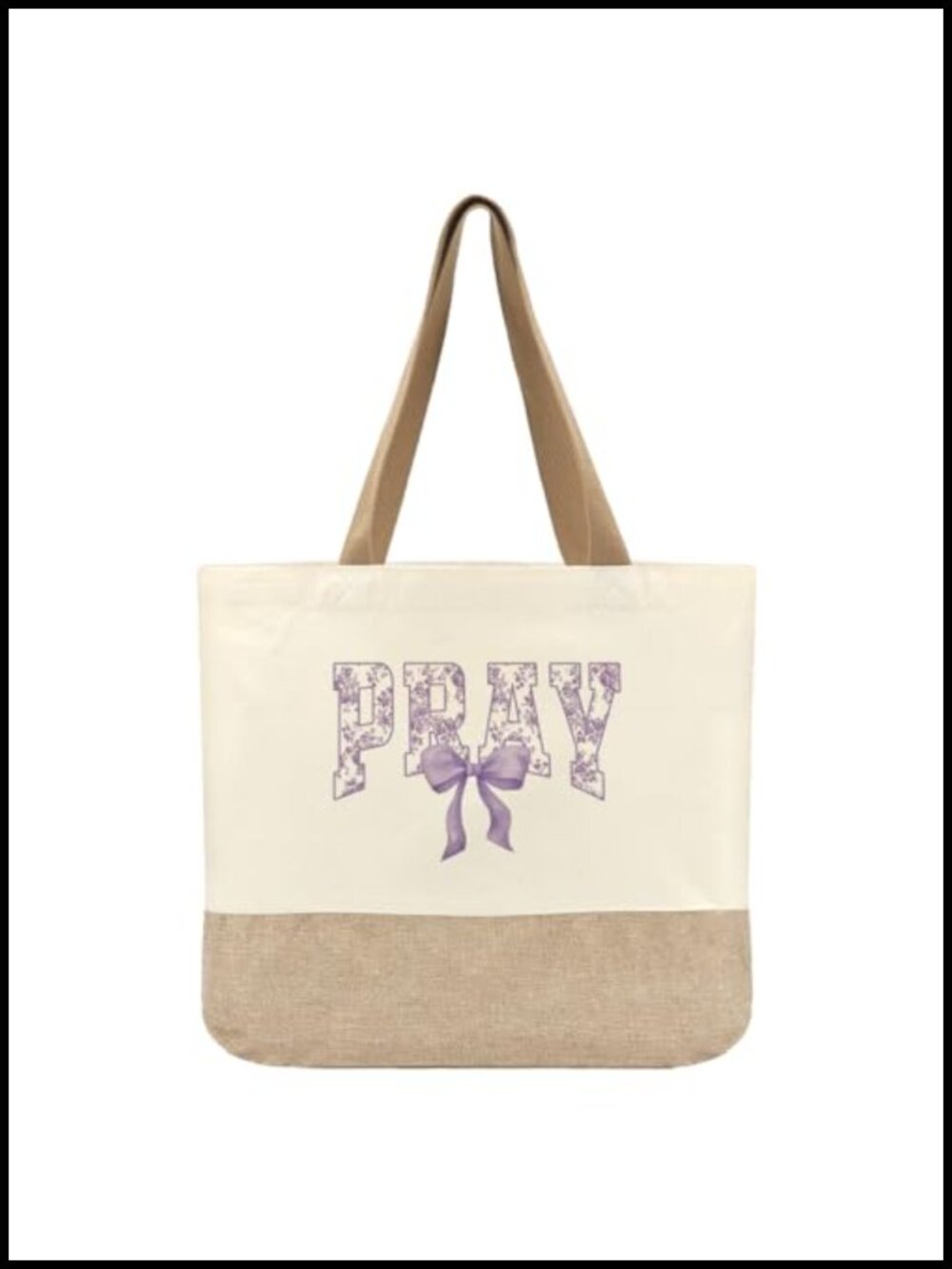 Large Cotton Canvas Tote Bag Reusable Grocery Beach Gym